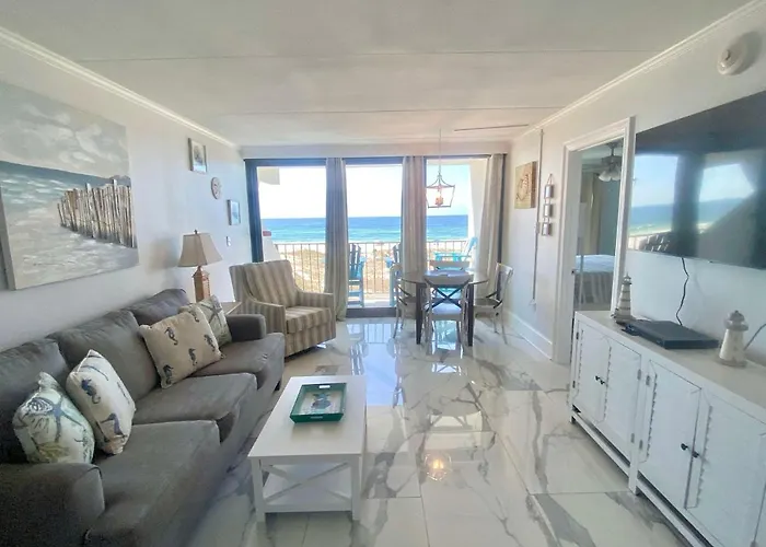 Island Winds East 202 By Albvr - Beautifully Renovated Beachfront Condo & Steps Away From Hangout & More!