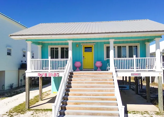 Charming 3Br/2Ba Boho Beach Cottage In Gulf Shores