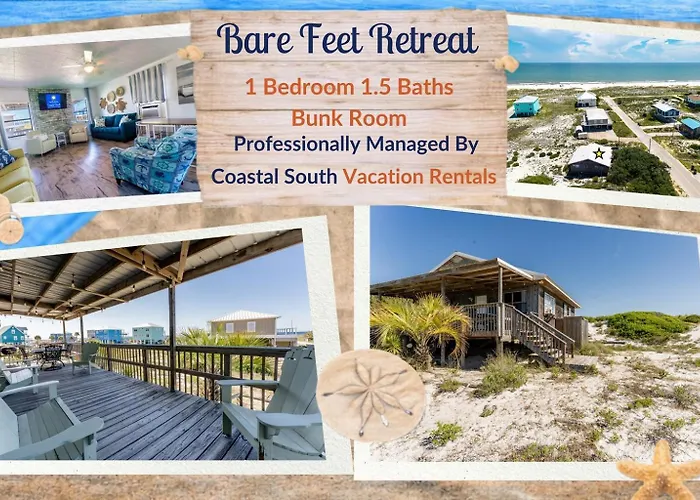 Rustic Beach Bungalow In Secluded Fort Morgan - Free Daily Activities!