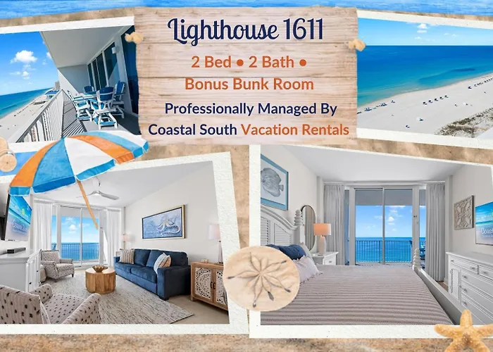 2 Bedroom Lighthouse W Bunk , 3 Pools! Direct Beachfront Free Daily Activities