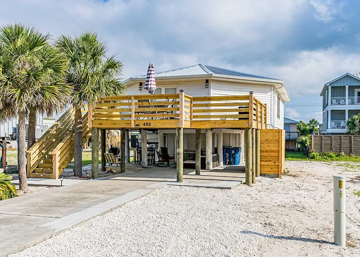 Dog-Friendly Beach Stay With A Balcony Grill Outdoor Bar Swing W&D & Ac