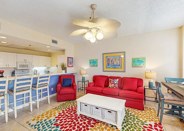 Gulf-Front Condo With Beach Access Pools Hot Tub & Sports Courts