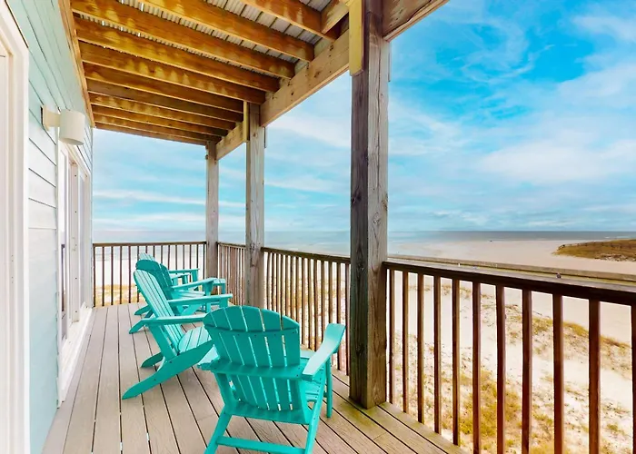 Three Story Beachfront Home With Private Pool Porch And Boardwalk To Gulf Coast