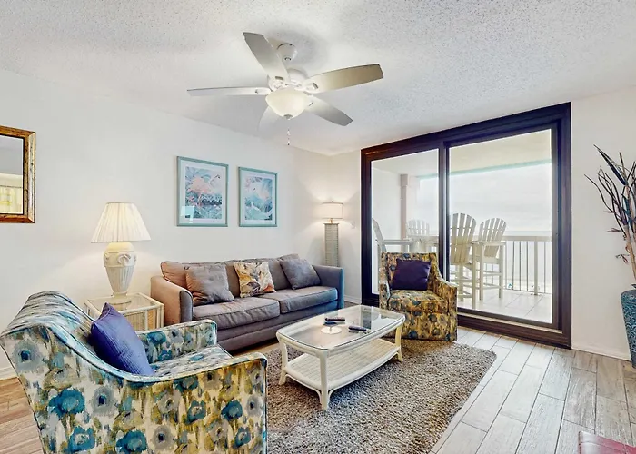 Beachfront Condo With Private Balcony Shared Pool And Hot Tub