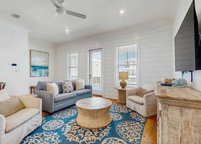 Brillant Cottage Near Beach With Shared Pool Balcony And Washer & Dryer