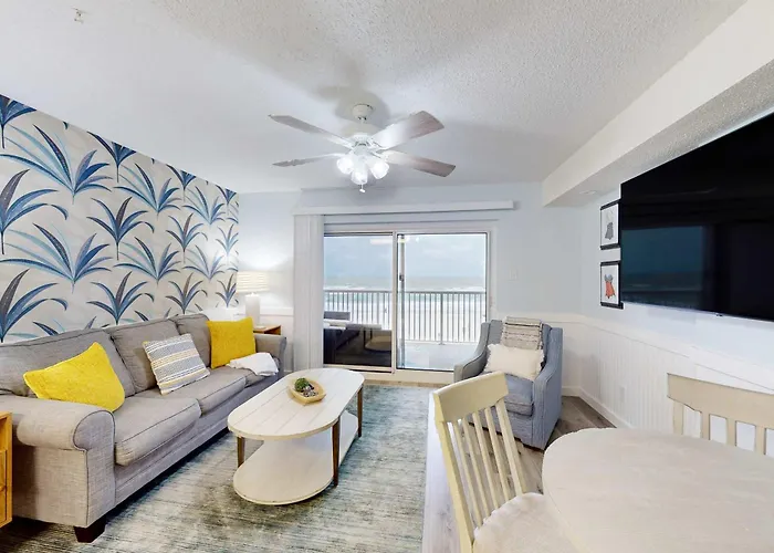 3Rd-Floor Beachfront Condo With Pool Sauna Gym Hot Tub Gulf Views Balcony