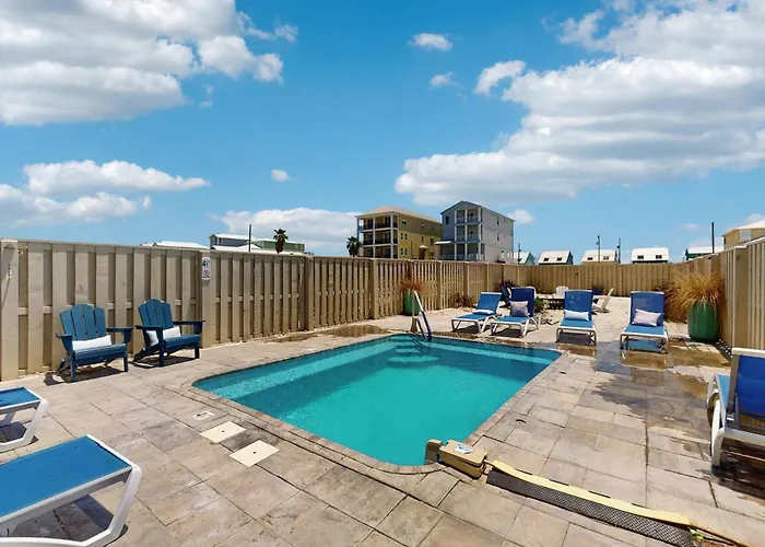 Lofted Beach Getaway With Lovely Water Views Saltwater Pool & Multiple Decks