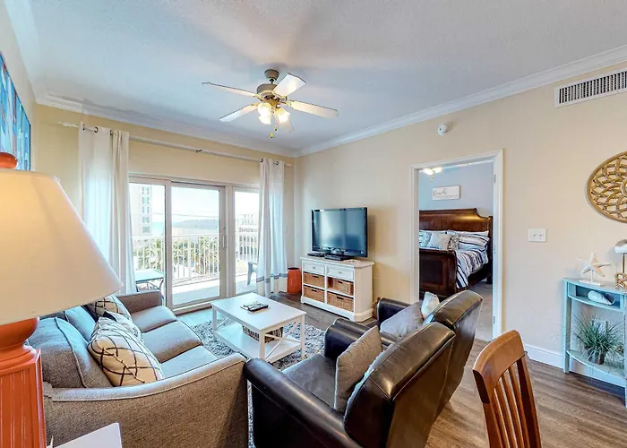Luxury Gulf-View Condo With Pool Hot Tub & Sauna - Walk To The Beach
