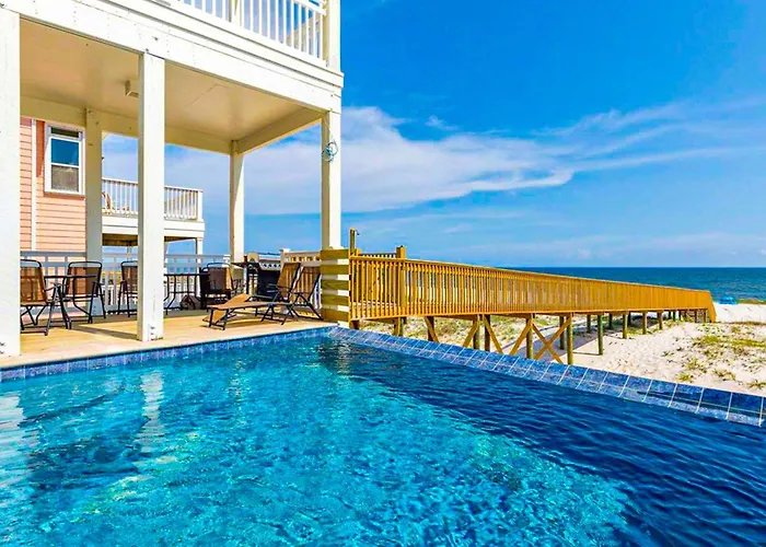 Beautiful Gulf-Front House With Private Pool Lovely Deck & Ac
