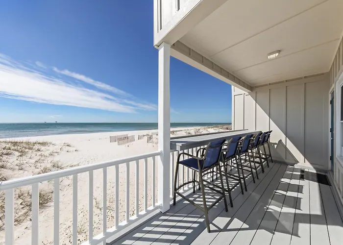 Fort Fun East - Quiet Fort Morgan Beachfront Home W Pool - Pets Welcome