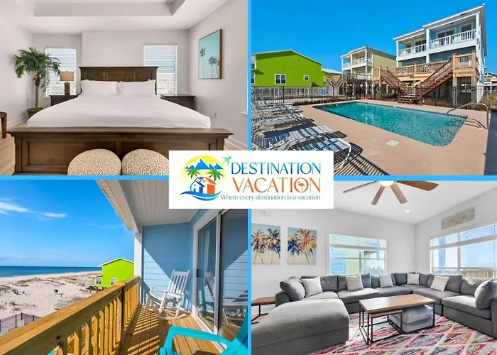 Gulf Shores Beachfront Gem 5Br Pool Walk To Sand