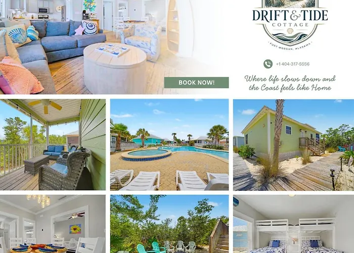 Drift & Tide Cottage | Fort Morgan Beach Retreat