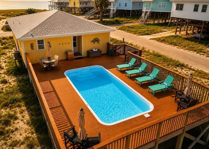South Of Somewhere Beachfront Home With Private Pool, Gulf & Bay Views