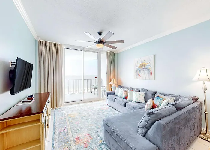 Gulf-Front Condo W Great Beach Views Balcony & Shared Pools Hot Tubs & Sauna