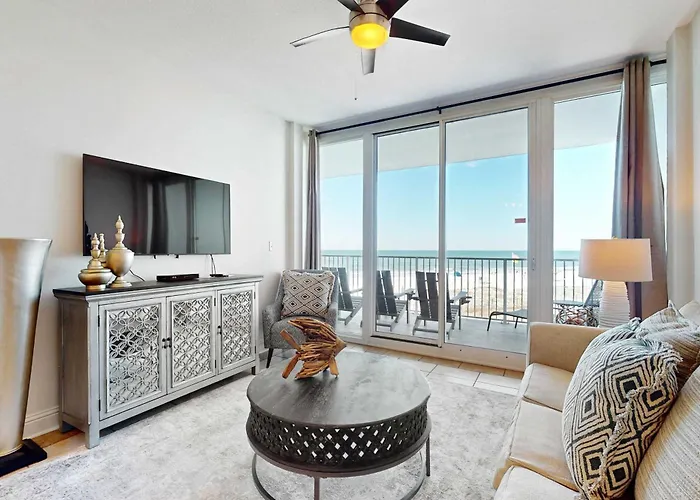 Gulf-Front Condo On The Beach W Balcony & Shared Pools Hot Tubs Sauna & Gym