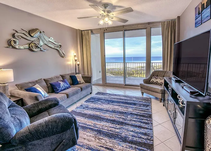 Gulf-Front Condo W Gorgeous Views Balcony & Shared Pools Hot Tubs & Gym