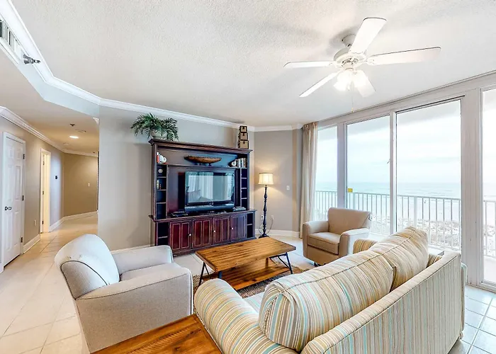 Gulf-Front Condo W Shared Beachside Pools Hot Tubs Near Top Attractions