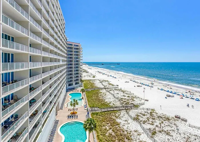 Beachfront Condo W Great Gulf View Balcony Wifi Shared Pools Hot Tub & Saunas