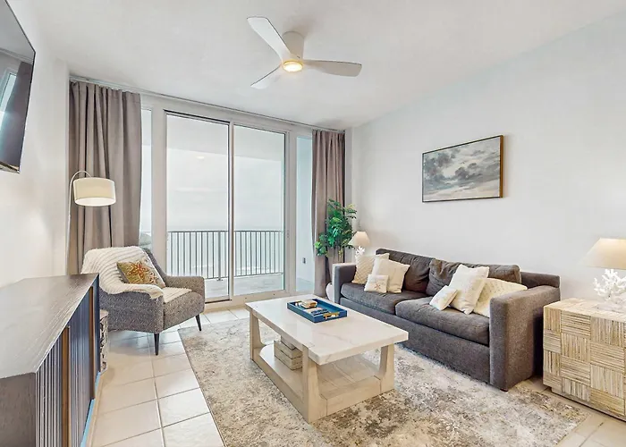 Gulf-Front 12Th-Floor Condo W Great View Balcony Ac & Shared Pools & Hot Tubs
