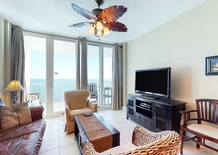 Beachfront Condo W Great Gulf View Balcony & Shared Pools Hot Tubs Sauna & Gym