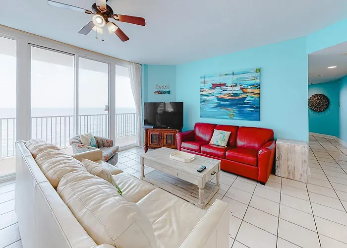 Corner Condo W Amazing Gulf-Front Views Balcony & Shared Pools Hot Tubs & Gym