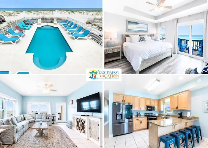 Gulf Shores Paradise Beachfront 5Br Pool Views