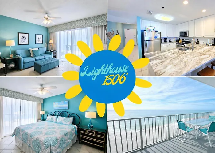 Lighthouse 1506 Gulf Front 3 Pools Sleeps 8